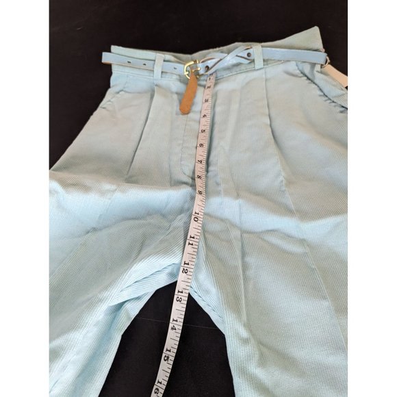 NWT Vintage RG New York by Russ Teen Blue Corduroy Pants with Belt Union Made 10 - Picture 10 of 11